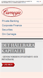 Mobile Screenshot of carnegie.se